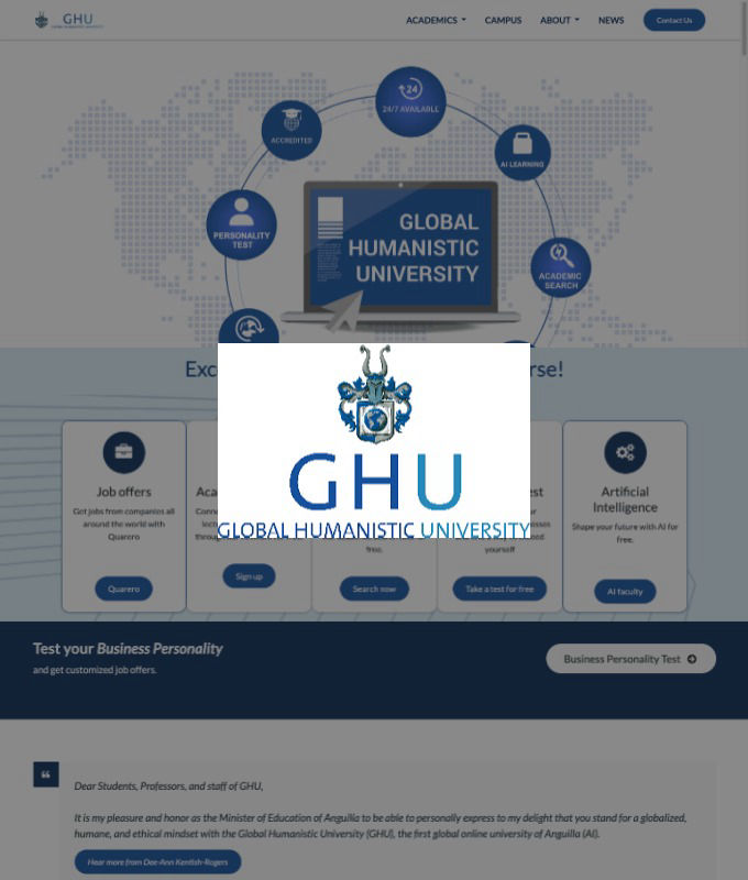 Global Humanistic University, Angullia